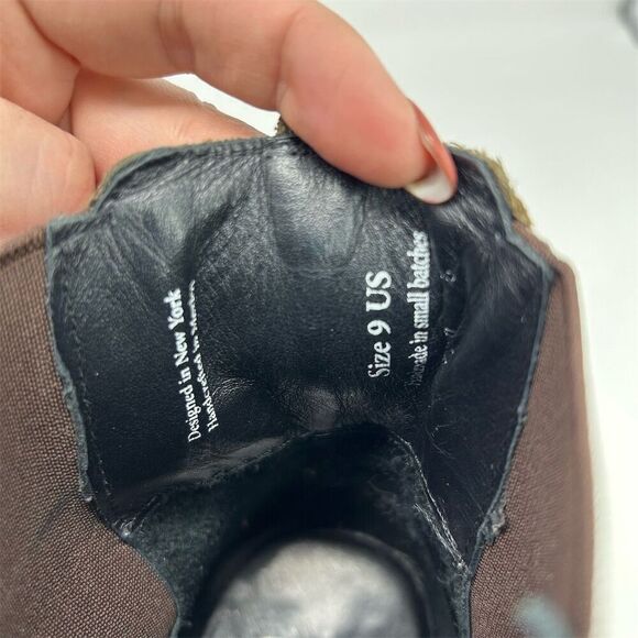 Thursday Boot Co Women's Brown Green Leather Chelsea Boots Size 9 Casual Fall - Picture 14 of 15